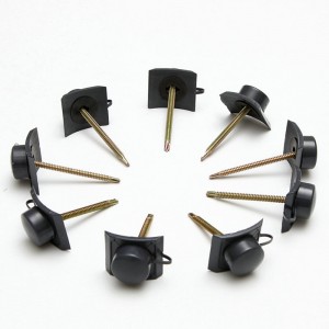 Phụ kiện đặc biệt cho tấm lợp PVC Vít chống thấm và nắp cho gạch mái PVC