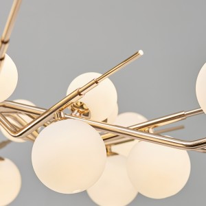 Mới hiện đại Kim loại Sáng tạo cá tính Khách sạn Biệt thự Đèn chùm Km2130