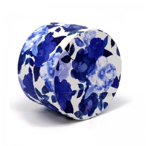 Logo tùy chỉnh Handmade Hộp tròn quà tặng nến sang trọng