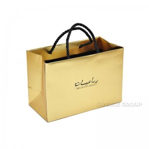 Phụ nữ trẻ em mua sắm bao bì giấy