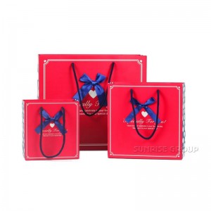 Logo tùy chỉnh được in bằng tay cầm Túi giấy bán buôn