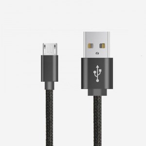 Cáp dữ liệu bện Micro to USB Nylon