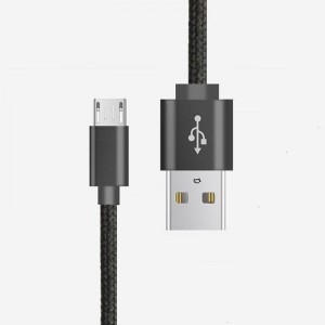 Cáp dữ liệu bện Micro to USB Nylon