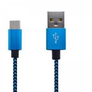 Cáp dữ liệu được bọc từ loại C đến USB