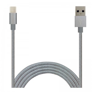 Cáp dữ liệu nylon màu tinh khiết Loại-C