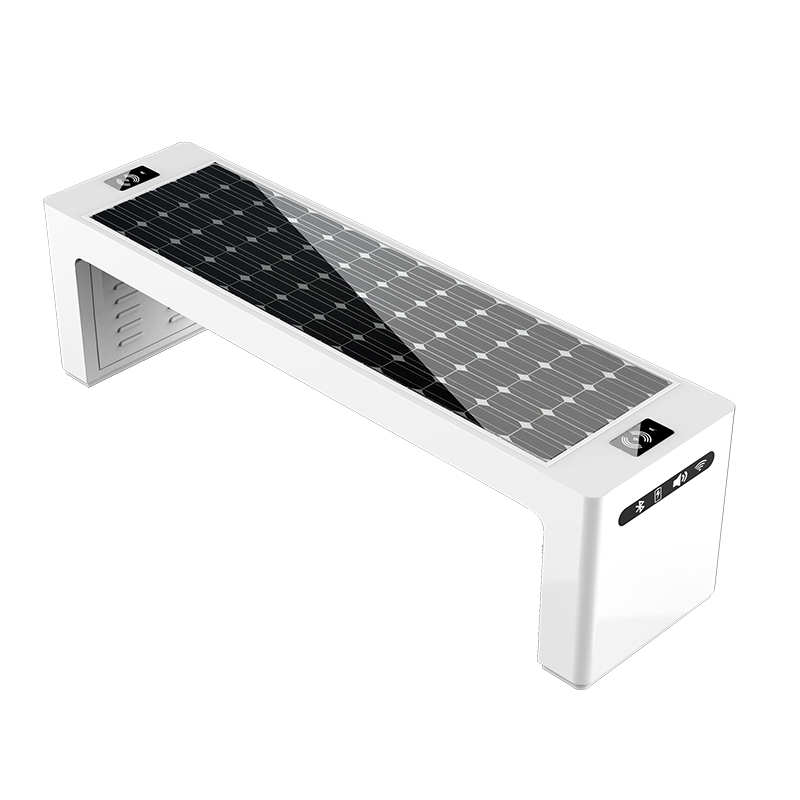 Bán nóng Đồ gỗ ngoài trời Bộ sạc điện thoại USB Solar Powered Smart Metal