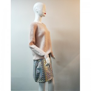 Pink CREW SWEATER RLWS0024F