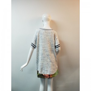 LIGHT GRAY V-NECK CARDIGAN RLWS0037F