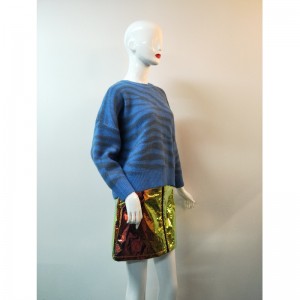 SWEATER BLUE STRIPE RLWS0078F