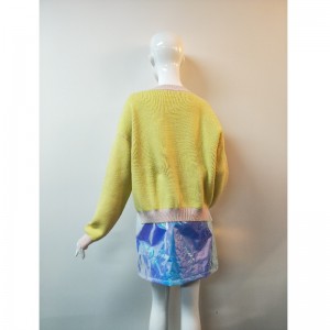 Áo len cổ lọ màu hồng RLWS0112F