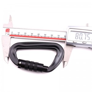Móc ngoài trời leo núi cắm trại khóa chính carabiner đai ốc đa chức năng leo núi móc khóa leo núi khóa ngoài trời giảm tốc độ thiết bị khóa an toàn thăm dò lỗ loại d vít chính khóa hợp kim nhôm hàng ...