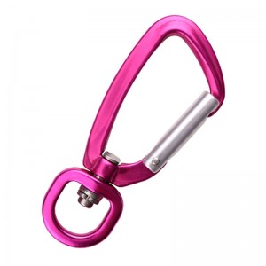 Chất lượng cao carabiner kéo lớn hàng không nhôm leo núi khóa động vật lớn kéo chó khóa leo võng yoga nhanh clasp