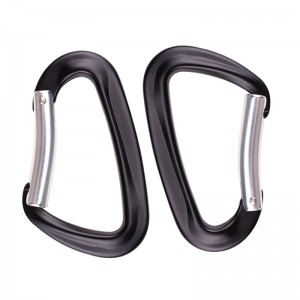 Trại leo núi ngoài trời khóa chính khóa carabiner đa chức năng leo núi móc khóa leo núi ngoài trời nhanh chóng bắt nhanh rơi thiết bị an toàn khóa thăm dò lỗ hình chữ d khóa dây khóa chính hợp kim nhôm h...
