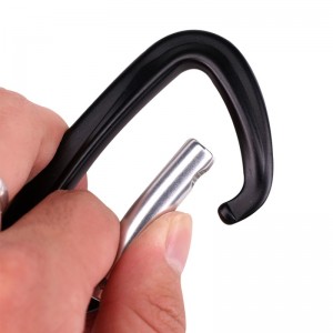 Trại leo núi ngoài trời khóa chính khóa carabiner đa chức năng leo núi móc khóa leo núi ngoài trời nhanh chóng bắt nhanh rơi thiết bị an toàn khóa thăm dò lỗ hình chữ d khóa dây khóa chính hợp kim nhôm h...