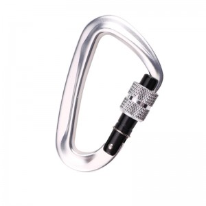Đai ốc khóa chính của leo núi và cắm trại ngoài trời, carabiner, móc leo núi đa chức năng, khóa leo núi, thiết bị giảm tốc nhanh ngoài trời, khóa an toàn, lỗ thăm dò, khóa dây loại d, khóa chính, hợp ki...