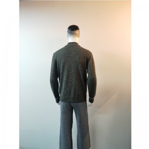 GRAY ZIP JUMPER RLMS0046F