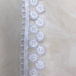 3 # ren lụa sữa ， Polyester / nylon nylon lace ren bông