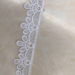 3 # ren lụa sữa ， Polyester / nylon nylon lace ren bông