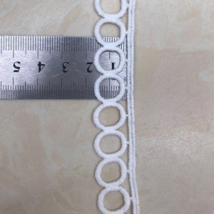 10 # ren lụa sữa ， Polyester / nylon nylon lace ren bông