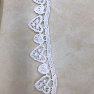 15 # ren lụa sữa ， Polyester / nylon nylon lace ren bông