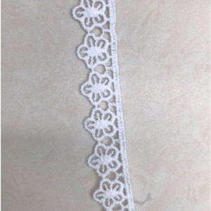 20 # ren lụa sữa ， Polyester / nylon nylon lace ren bông