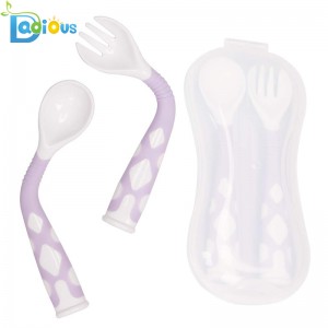 Tròn và mịn Trẻ mới biết đi Đi đồ dùng Du lịch Nĩa cho trẻ