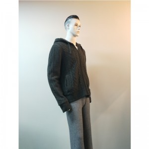 ÁO KHOÁC KNE SWEATER ĐEN RLMS0063F