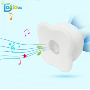 Bán buôn Tùy chỉnh nhai mềm Em bé lục lạc Đồ chơi Teether Bé mọc răng an toàn 100% Silicone Teether