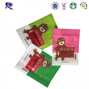 nhiều lớp nhựa đứng lên túi dây kéo cho thực phẩm ăn nhẹ