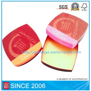 Hộp sô cô la cứng nhắc sang trọng với các tông chèn