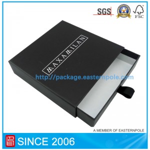 Hộp ngăn kéo cứng màu đen