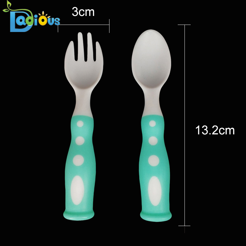 Thiết kế tùy chỉnh Thực phẩm Lớp PP Thìa bé Nĩa Baby BPA Đào tạo miễn phí Muỗng và nĩa