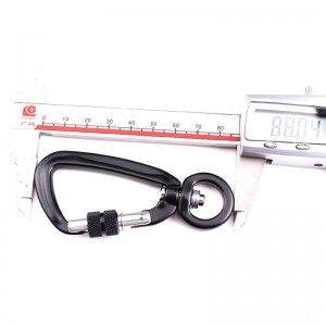 Móc ngoài trời leo núi cắm trại khóa chính carabiner leo núi đa chức năng móc leo núi khóa ngoài trời nhanh chóng bắt nhanh khóa thiết bị an toàn để dẫn động vật thông qua dây với móc hợp kim nhôm hàng...