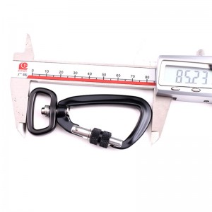 Móc treo ngoài trời cắm trại khóa chính khóa carabiner leo núi khóa đa chức năng leo núi khóa ngoài trời nhanh chóng bắt nhanh thiết bị khóa an toàn với móc động vật chó CLIPS hợp kim nhôm hàng không