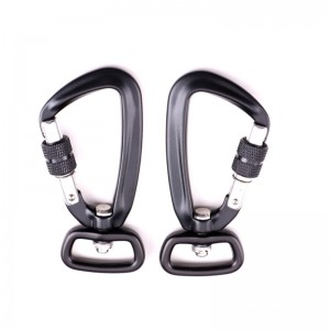 Móc treo ngoài trời cắm trại khóa chính khóa carabiner leo núi khóa đa chức năng leo núi khóa ngoài trời nhanh chóng bắt nhanh thiết bị khóa an toàn với móc động vật chó CLIPS hợp kim nhôm hàng không