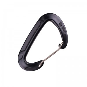 Khóa móc ngoài trời leo núi cắm trại khóa đá chính carabiner khóa ngoài trời nhanh chóng rơi thiết bị khóa an toàn khóa thăm dò D thép không gỉ khóa lò xo khóa chính khóa hàng không hợp kim nhôm