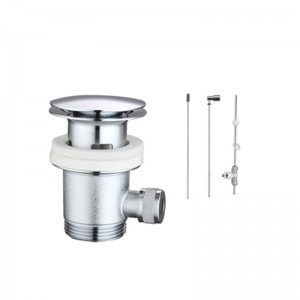 Chrome cống thoát nước lưu vực bật lên với thanh thoát nước kéo