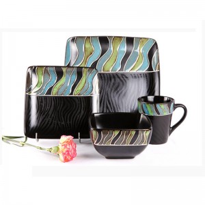 Bộ đồ ăn bằng sứ truyền thống bằng gốm sứ giá rẻ