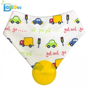 Có thể đảo ngược 100% cotton tự nhiên Bé trai mọc răng Bibs Baby Bib Flamingo mọc răng Bandana Bib