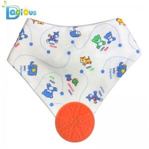 Có thể đảo ngược 100% cotton tự nhiên Bé trai mọc răng Bibs Baby Bib Flamingo mọc răng Bandana Bib