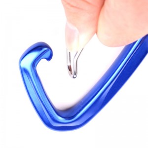 Móc treo ngoài trời leo núi khóa chính carabiner đa chức năng carabiner carabiner ngoài trời nhanh chóng bắt nhanh rơi thiết bị khóa an toàn lỗ thăm dò hình chữ d dây thép khóa khóa hợp kim nhôm hàng không