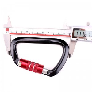 Móc khóa ngoài trời leo núi cắm trại khóa chính carabiner đa chức năng hạt carabiner ngoài trời nhanh chóng bắt nhanh rơi thiết bị khóa an toàn lỗ thăm dò khóa d loại khóa dây khóa chính hợp kim nhôm hàn...