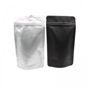 Túi đựng túi có lá tự đứng với mặt trước rõ ràng và có thể nhìn lại được qua túi