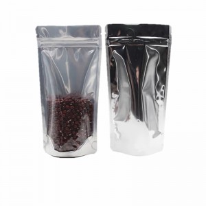 Mùi trước bằng chứng rõ ràng túi nhựa bao bì thực phẩm với dây kéo tự đóng dấu