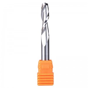 Bộ định tuyến xoắn ốc với đường kính cắt 1/4 inch, đường kính 1/4 inch Shank HRC55 Cacbua rắn CNC cho máy cắt gỗ, khắc