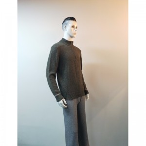 GRAY ZIP JUMPER RLMS0046F