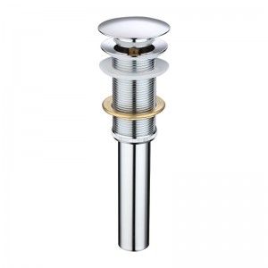 Nhấp vào clack chrome bồn tắm chất thải phụ kiện đường ống rãnh mà không tràn