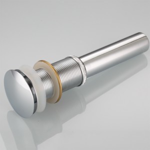 Nhấp vào clack chrome bồn tắm chất thải phụ kiện đường ống rãnh mà không tràn