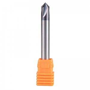 Cacbua V độ 90 độ với Tiain tráng 4 sáo, Millfer End Mill để tạo rãnh V và rãnh