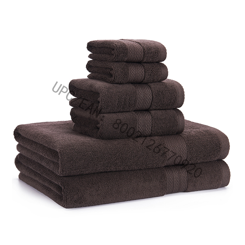 Khăn lau phòng tắm JMD, Khăn bông chải chuốt Bộ màu xám gồm 6 chiếc khăn dùng cho nhà bếp